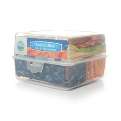 2324481 1.4 Litre 3 Compartment Lunch Box - Case Of 24