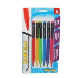 2324515 6 Count Mechanical Pencil, Assorted Color - Case Of 48