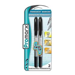 2324537 Permanent Marker Twin Tip - 2 Count - Case Of 48