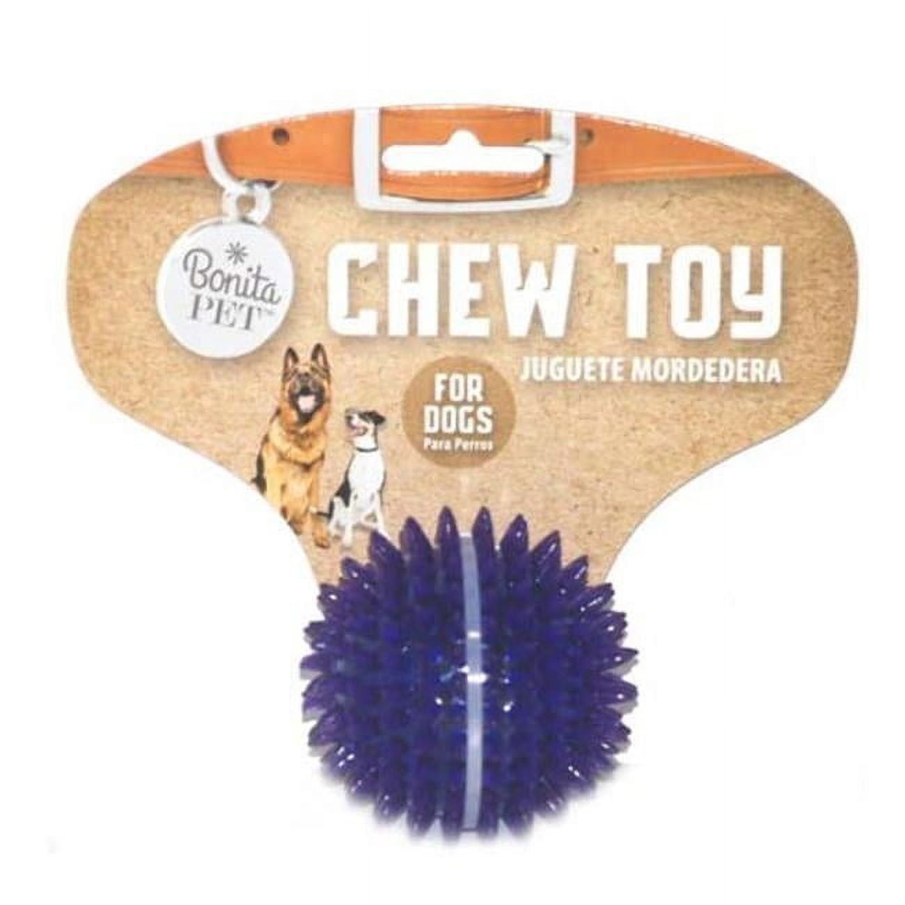 2324566 2.46 In. Purple Ball Chew Toy - Case Of 144
