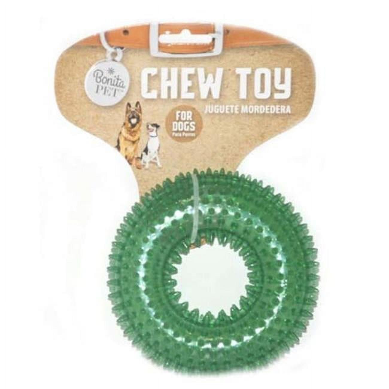 2324567 4.5 In. Green Ring Chew Toy - Case Of 96