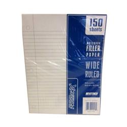 2324616 Filler Paper Wide Ruled - 150 Sheets - Case Of 24