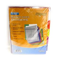 2324632 Binder 5 Tab Index Dividers - Case Of 36