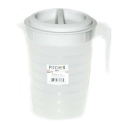 2324659 Plastic Pitcher With Gray Lid - 3.5 Litre - Case Of 24