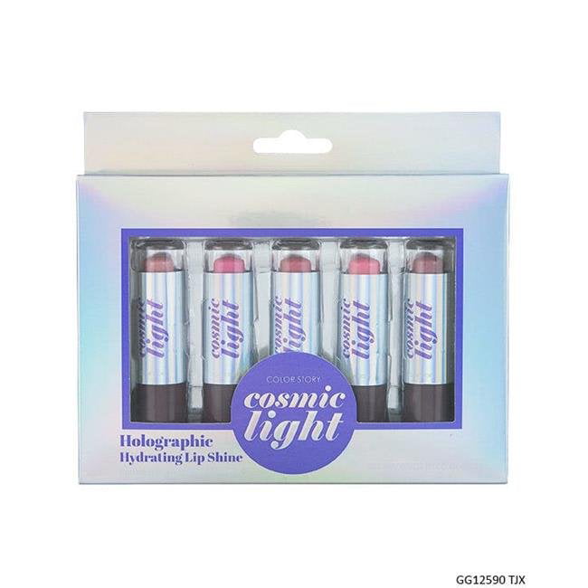 2329360 Cosmic Light Holographic Hydrating Lip Shine Collection - 5 Balms - Case Of 48