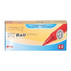 2329590 Tc Ball Pen, Red - 12 Count - Case Of 48