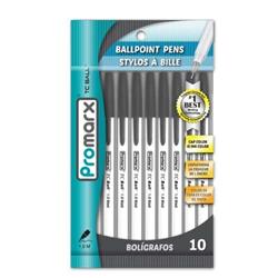 2329598 Ballpoint Pens, Black - 10 Count - Case Of 48