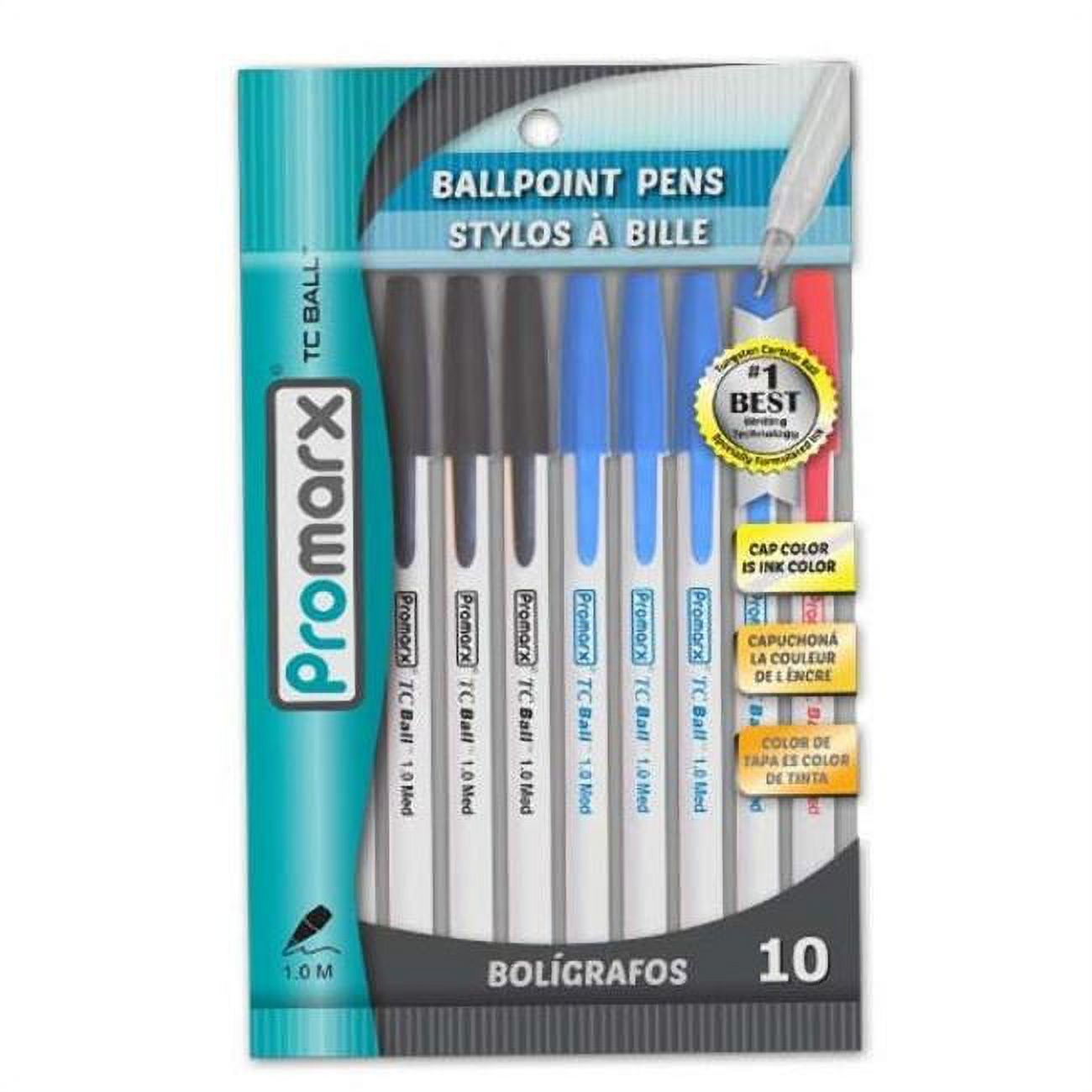 2329599 Ballpoint Pens, 3 Colors - 10 Count - Case Of 48