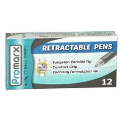 2329604 Tc Retractable Ball Pen, Black - 12 Count - Case Of 48