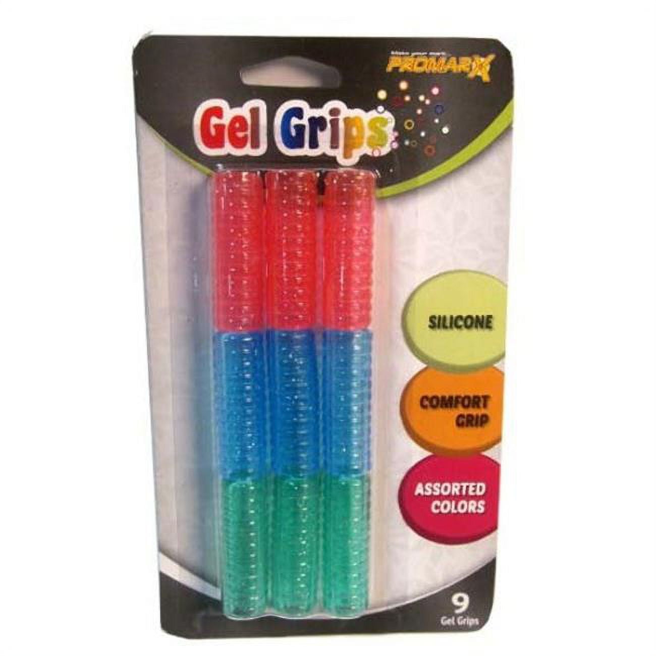 2329666 Silicone Gel Grips, Assorted Color - 9 Count - Case Of 48