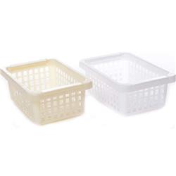 2329859 Assorted Color Plastic Storage Basket - Beige & White - Case Of 48