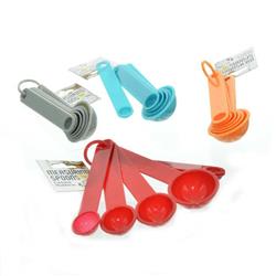 2329877 Plastic Measuring Spoons, Assorted Color - Case Of 96