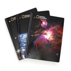 2330004 70 Page Spiral Notebook - National Geographic Space - Case Of 24