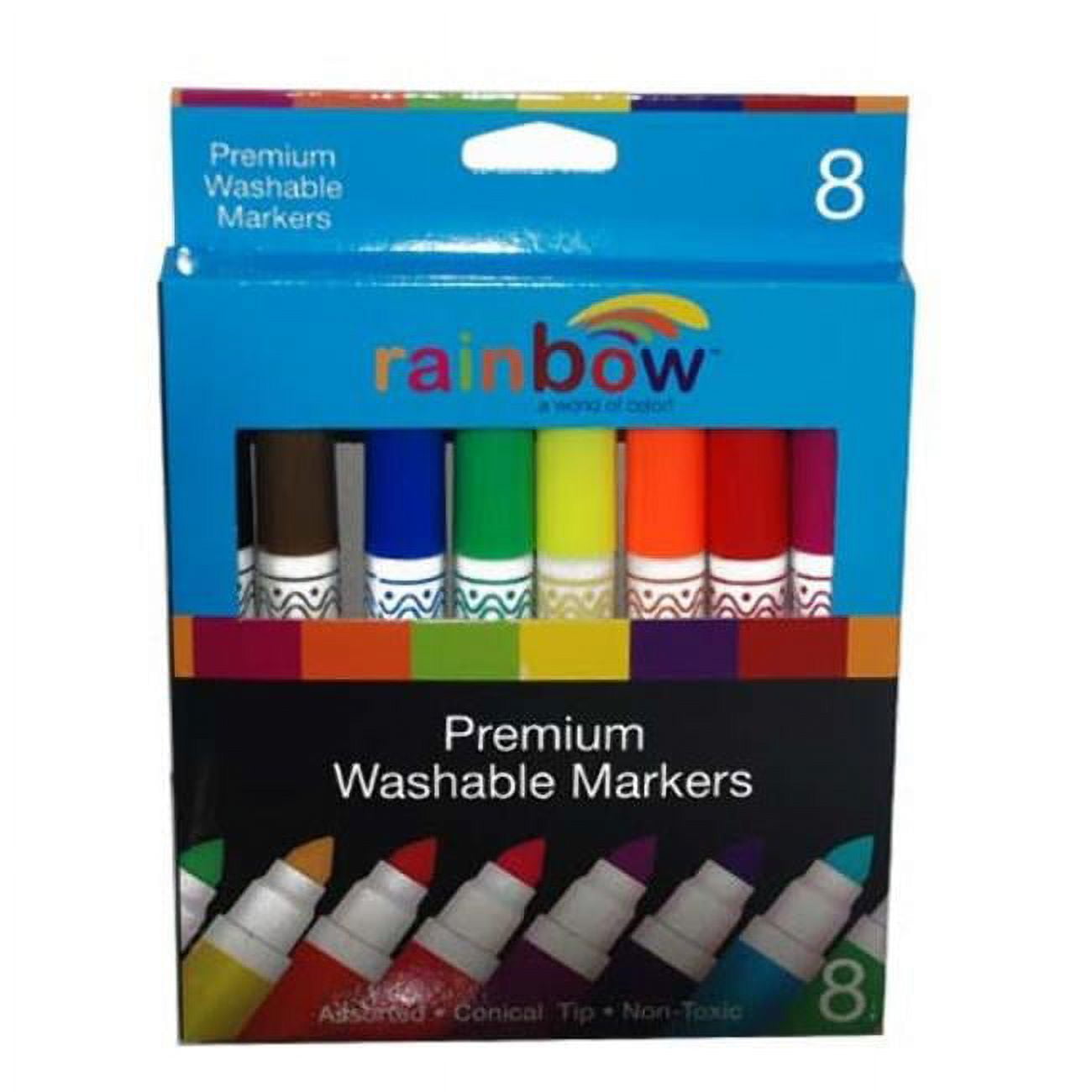 2330021 Premium Washable Markers - 8 Count - Case Of 48