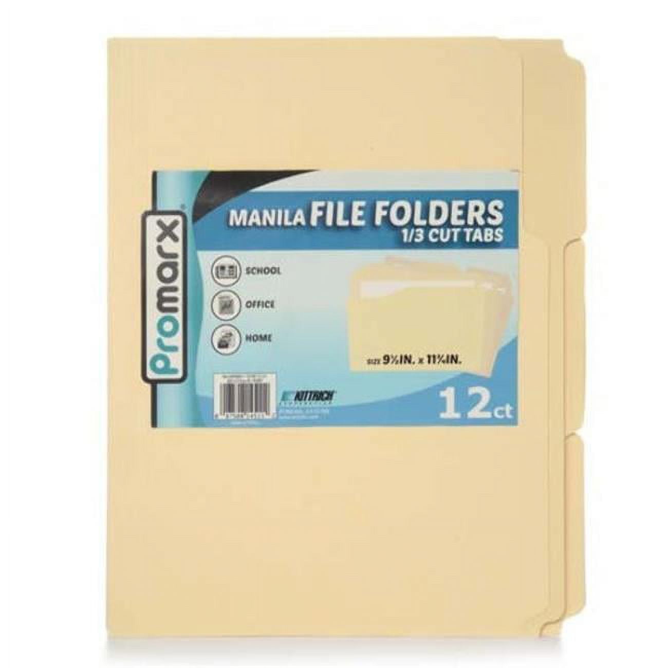 2330042 Manilla File Folders - 12 Count - Case Of 48