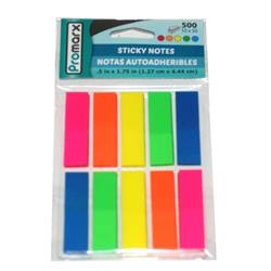 2330068 0.5 X 1.75 In. 50 Sheet Flag Sticky Notes - 10 Per Pack - Case Of 144