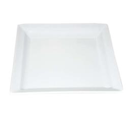 2332164 12 In. Melamine White Platter - Case Of 24