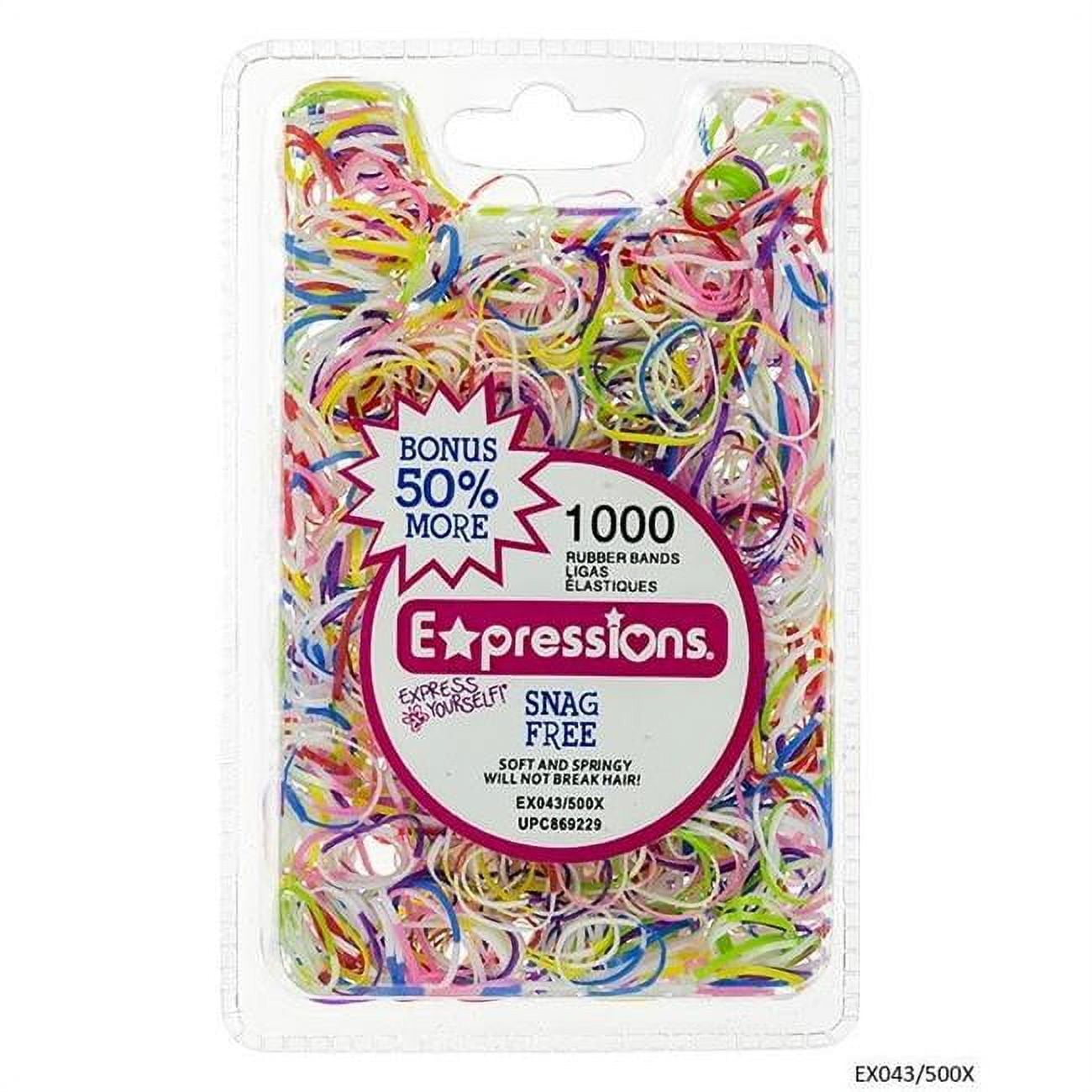 2334252 Tie-dye Snag Free Rubber Band - 1000 Piece - Case Of 48