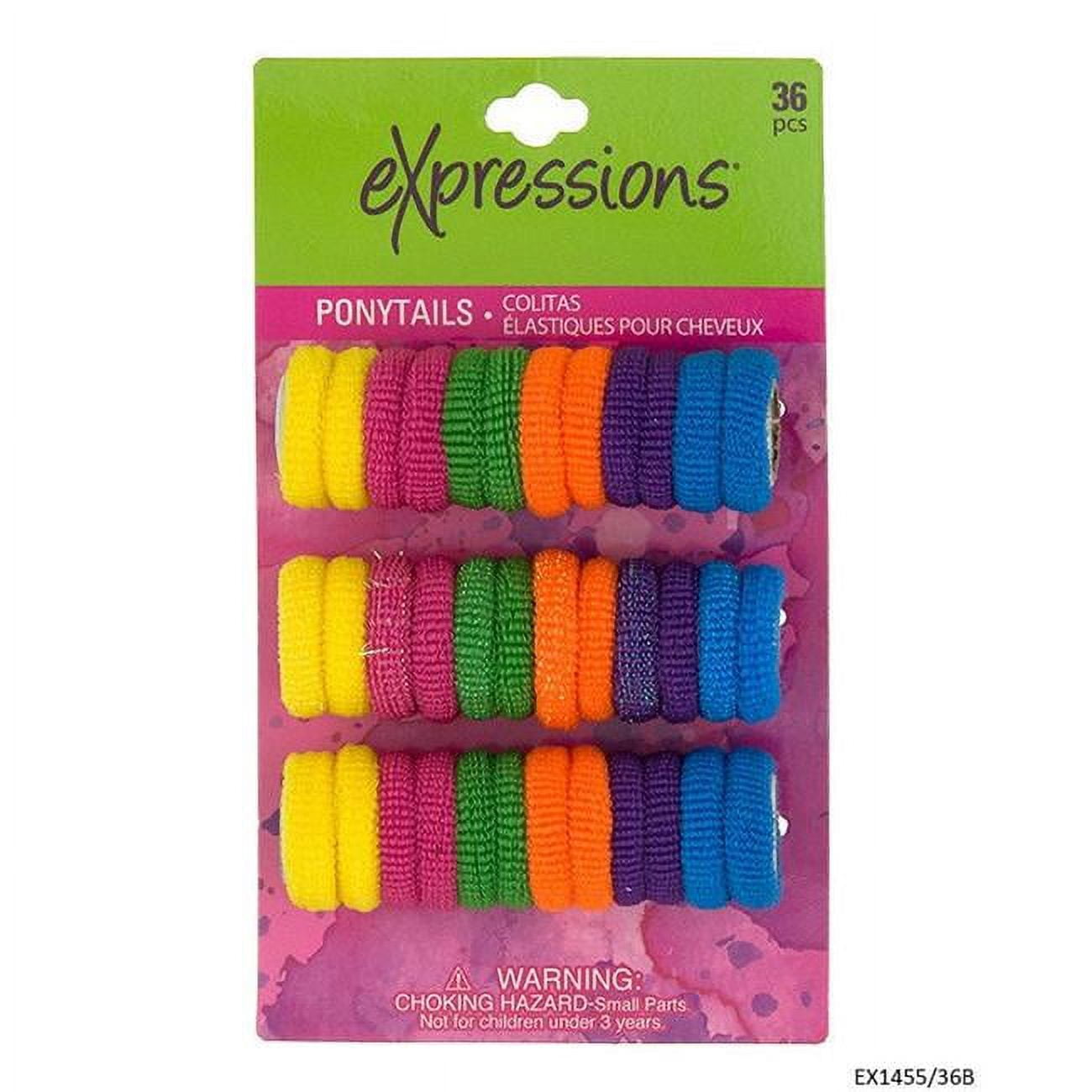 2334332 Bright Ponytails, Assorted Color - 36 Piece - Case Of 48
