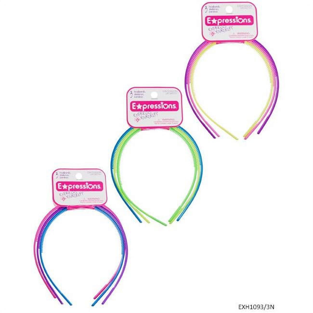 2334416 Rubber Coated Headband, Assorted Color - 3 Piece - Case Of 48