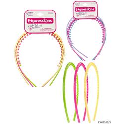 2334419 Glitter Headband With Teeth, Assorted Color - 3 Piece - Case Of 48