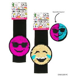 2334594 Emoji Reversible Sequin Headwrap, Assorted Color - Case Of 48