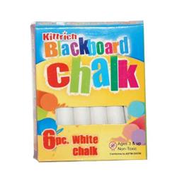 2329755 Kittrich White Chalk - Case Of 144 - Pack Of 6