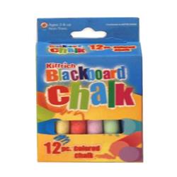 2329757 Kittrich Colored Chalk, Assorted Color - Case Of 144 - Pack Of 12