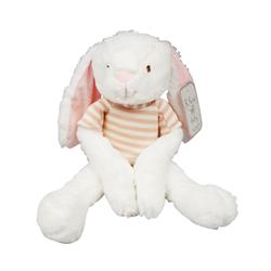 2342733 18 In. Baby Bunny Plush, Cream & Light Pink - Case Of 12