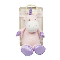 2342708 10 In. Baby Unicorn Pram Toy With Rattle, Pink - Case Of 24