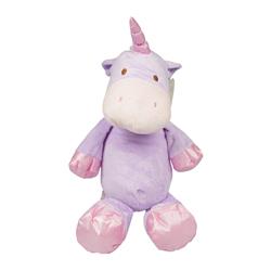 2342721 20 In. Baby Unicorn Pram Toy With Rattle, Purple - Case Of 12