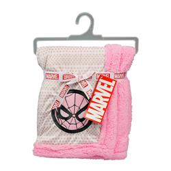 2342685 Pink Spiderman Baby Blanket, Pink - Case Of 24