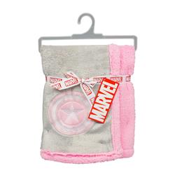 2342684 Captain America Baby Blanket, Pink - Case Of 24