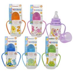 2345239 4 Oz 4baby Baby Bottle With Handles Animal Numbers - Case Of 48