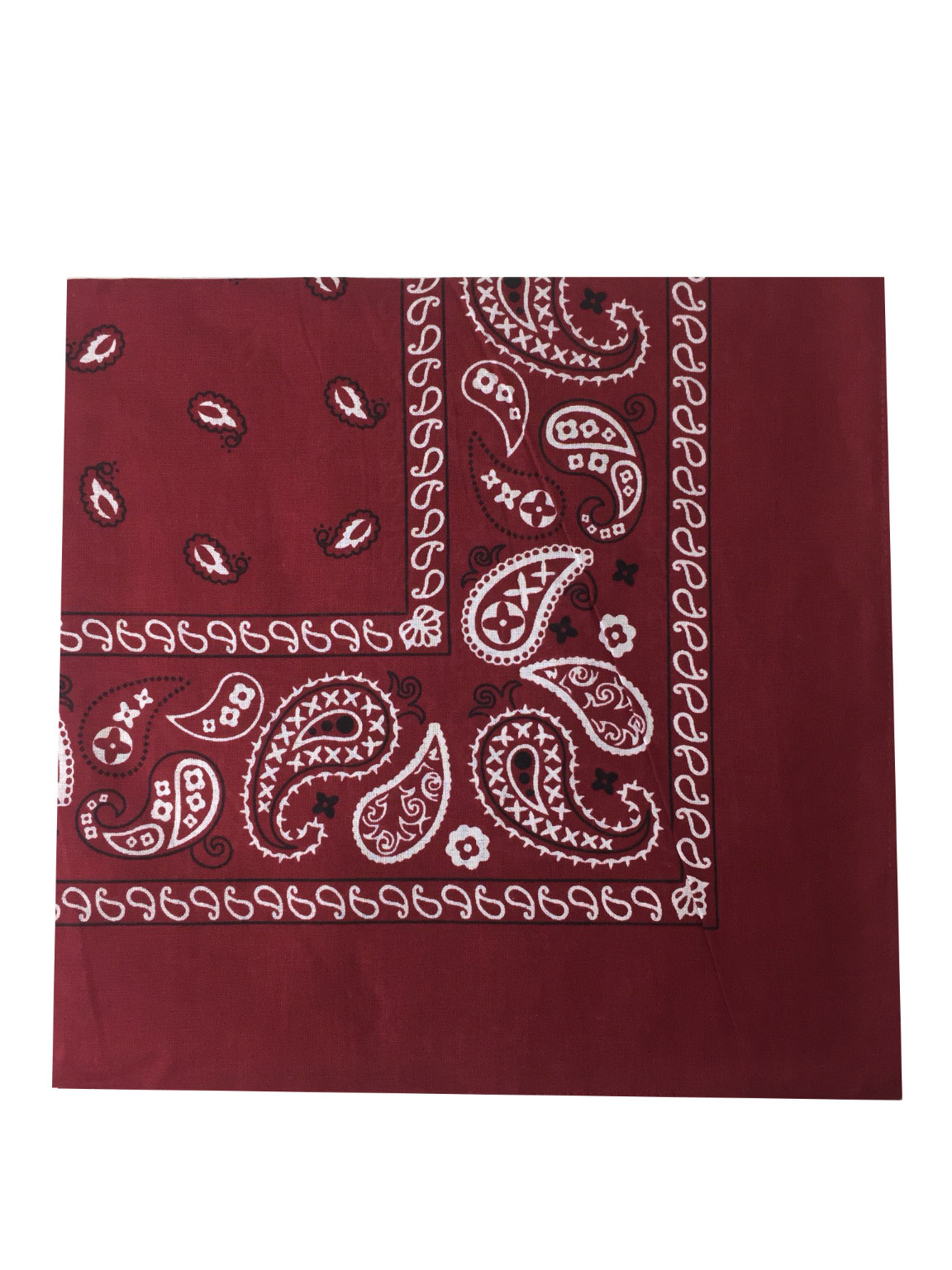DDI 2346012 Cotton Bandanas - Burgundy Paisley Design case of 120