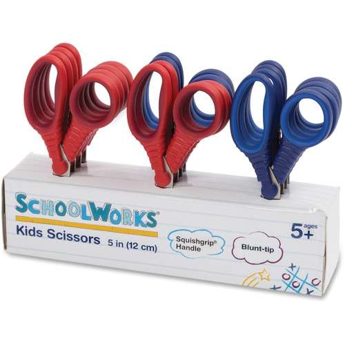 DDI 2375057  Schoolworks Scissors - 2 Colors, 5, 12 Set case of 6