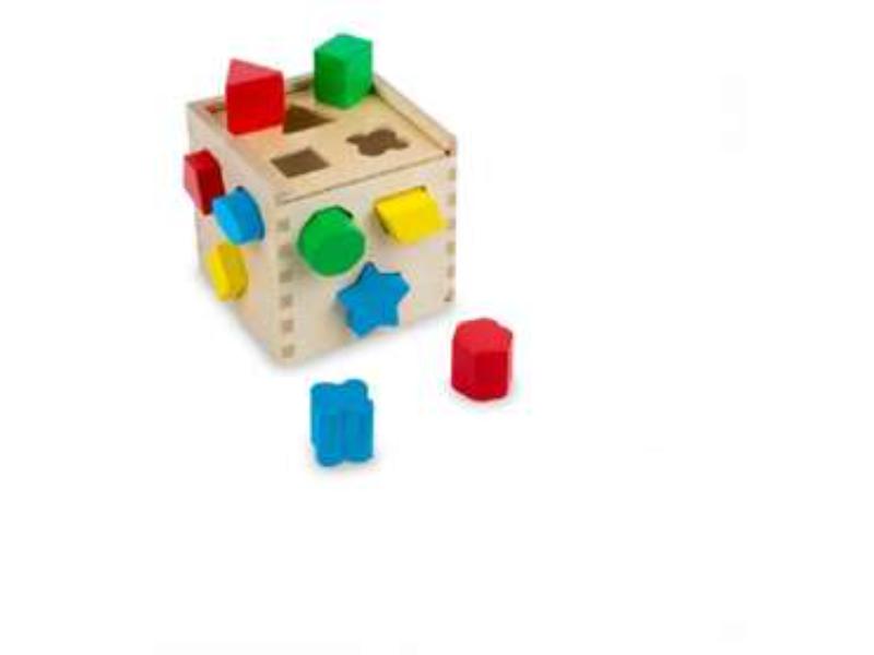 2378404 6.3 in. Shape Sorting Cubes - Pack of 6