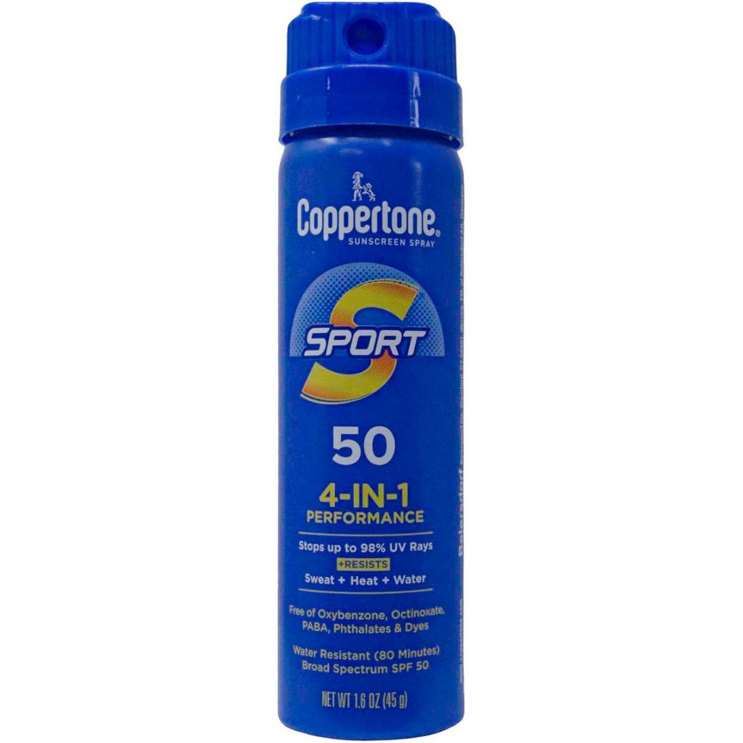 DollarDays 2390195 1.6 oz Coppertone SPF 50 Sunscreen, Aerosol - Case of 120