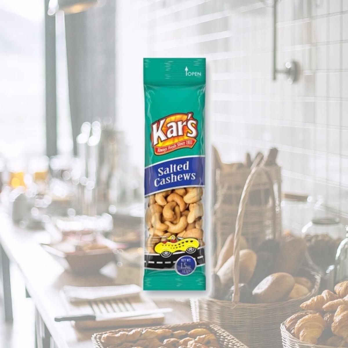 Picture of DDI Kars Tube Salted Cashews- Case of 18