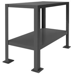Mt12g183630-3k295 30 In. Extra Heavy Duty Machine Table, Gray - 3000 Lbs