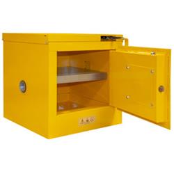 1002s-50 2 Gal Fm Approved Flammable Safety Self Close Storage Cabinet, Safety Yellow