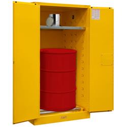 1055mdsr-50 55 Gal Fm Approved Flammable Safety Manual Close Storage Cabinet, Safety Yellow