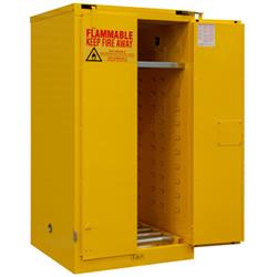 1055sdsr-50 55 Gal Fm Approved Flammable Safety Self Close Storage Cabinet, Safety Yellow