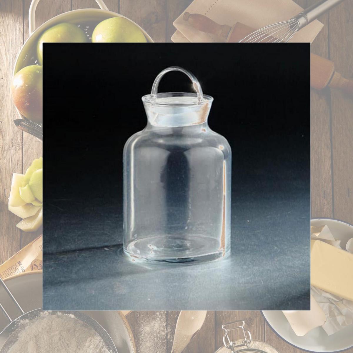 Picture of Diamond Star 50012 8 x 4.5 in. Glass Jar with Lid, Clear