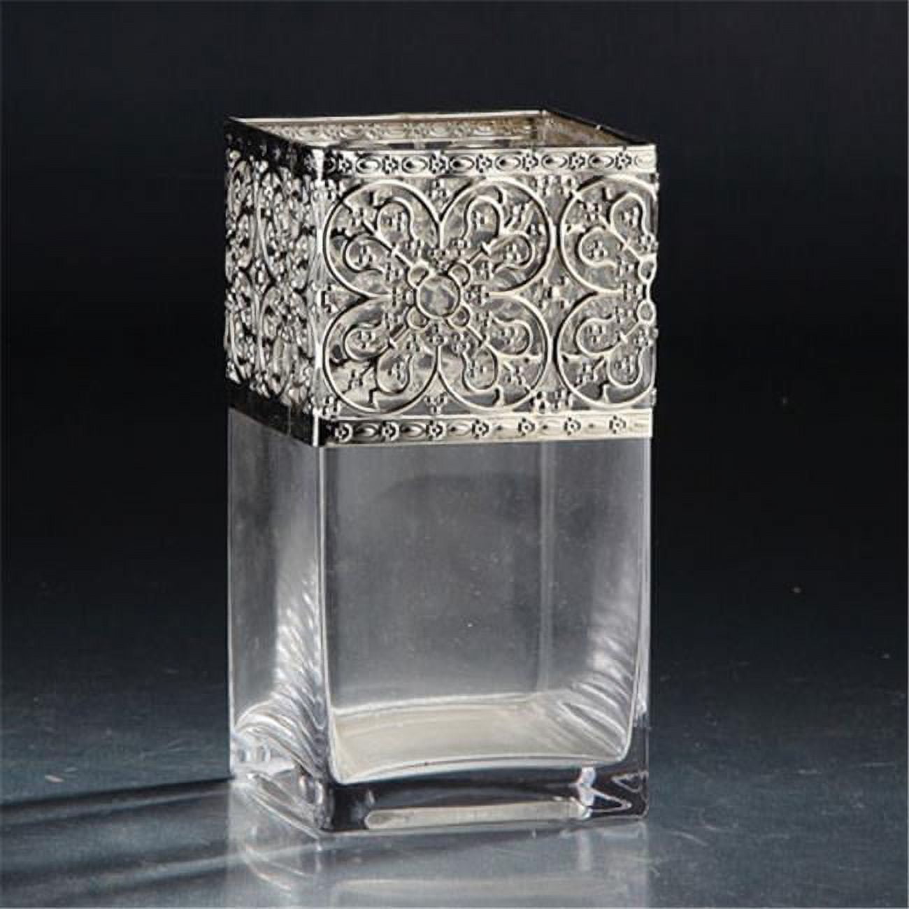 7.5 X 4 X 4 In. Square Glass, Clear