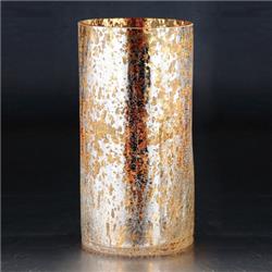 11.5 X 6 In. Glass Vase, Silver