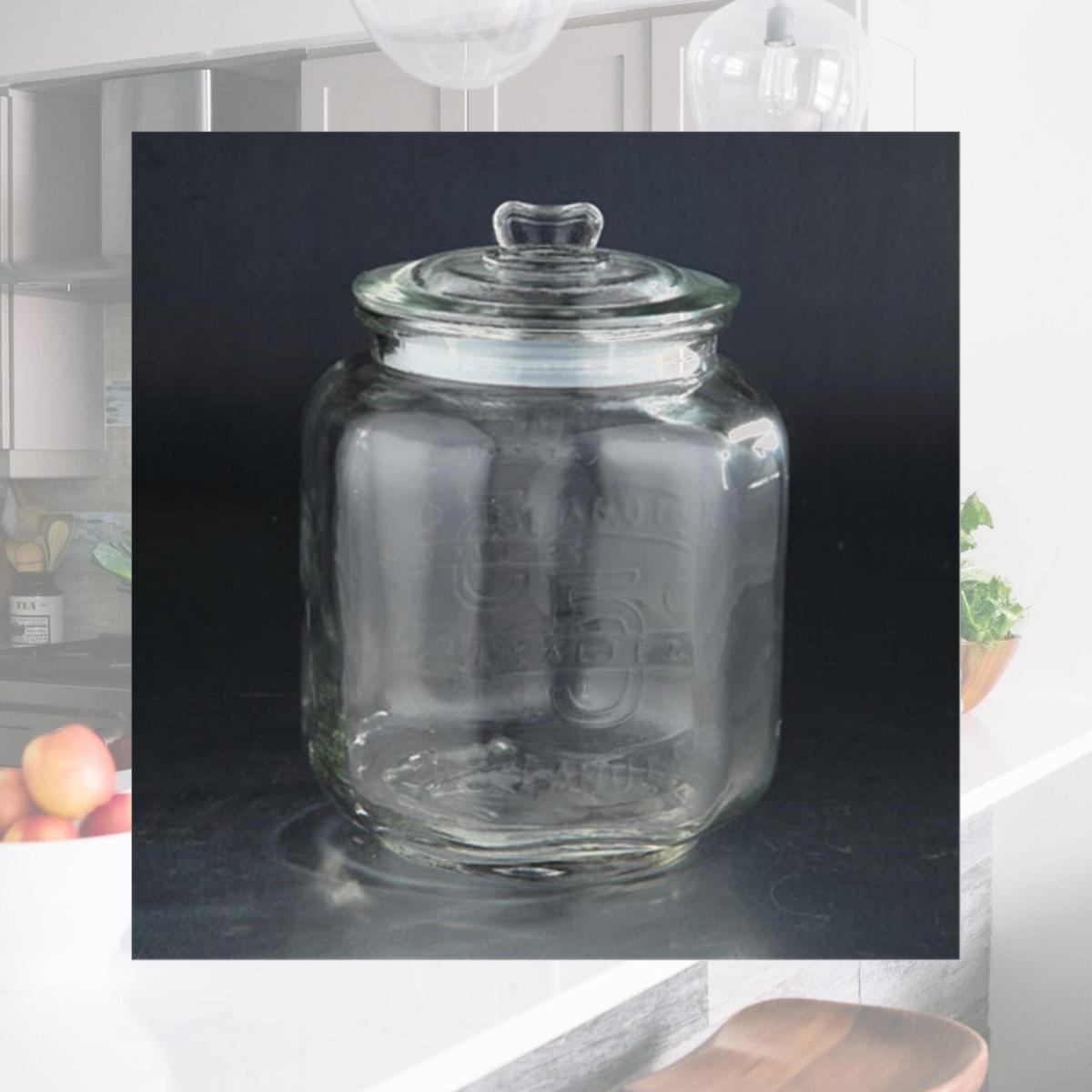 Picture of Diamond Star 58049 11 x 8.5 in. Glass Jar with Lid, Clear