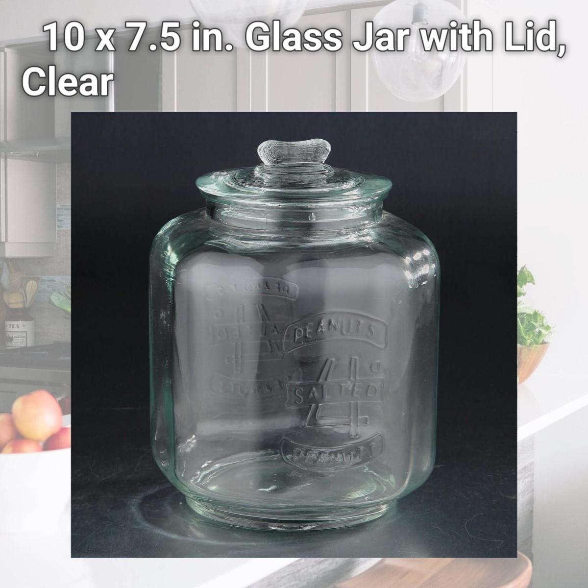 Picture of Diamond Star 58050 10 x 7.5 in. Glass Jar with Lid, Clear