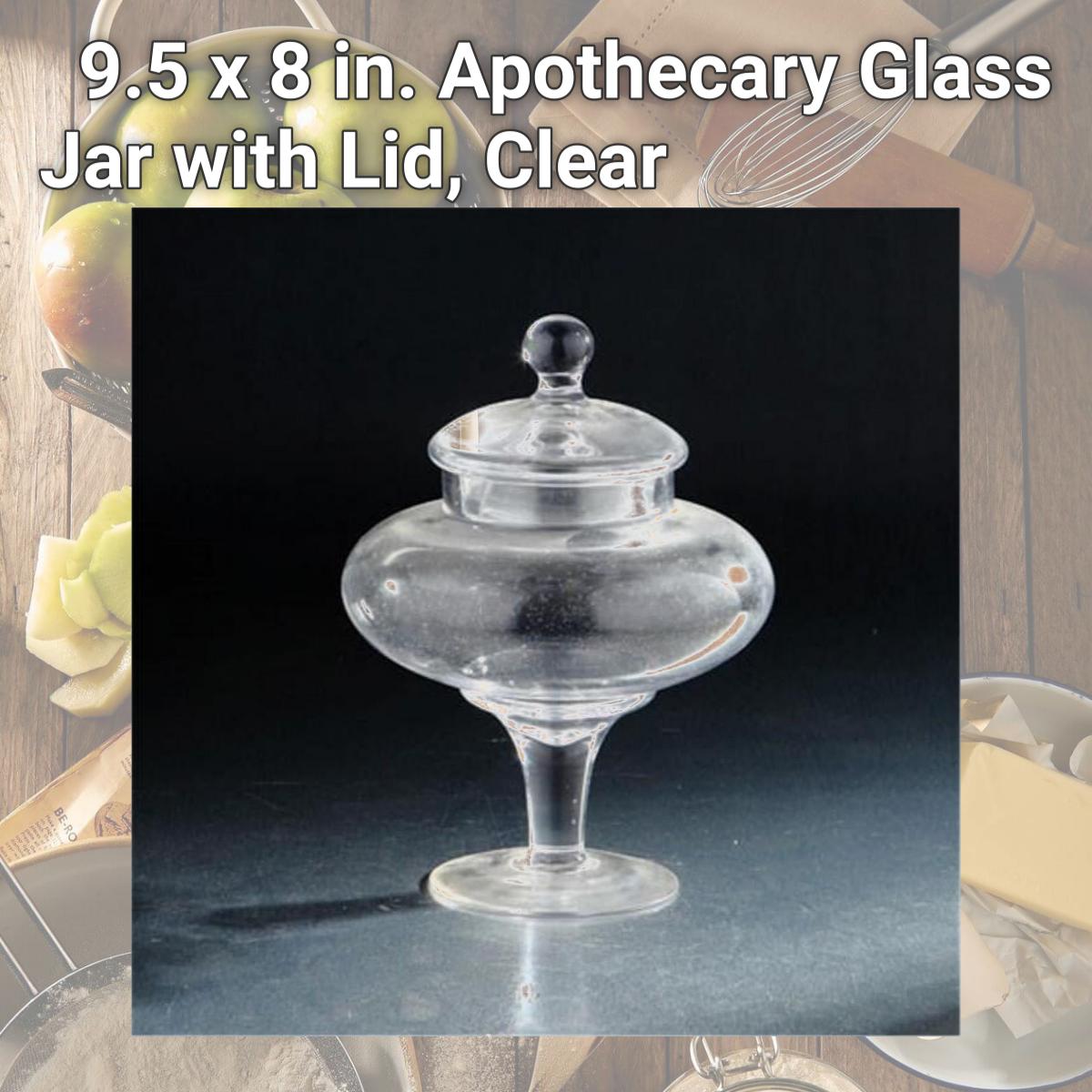 Picture of Diamond Star 63003 9.5 x 8 in. Apothecary Glass Jar with Lid, Clear