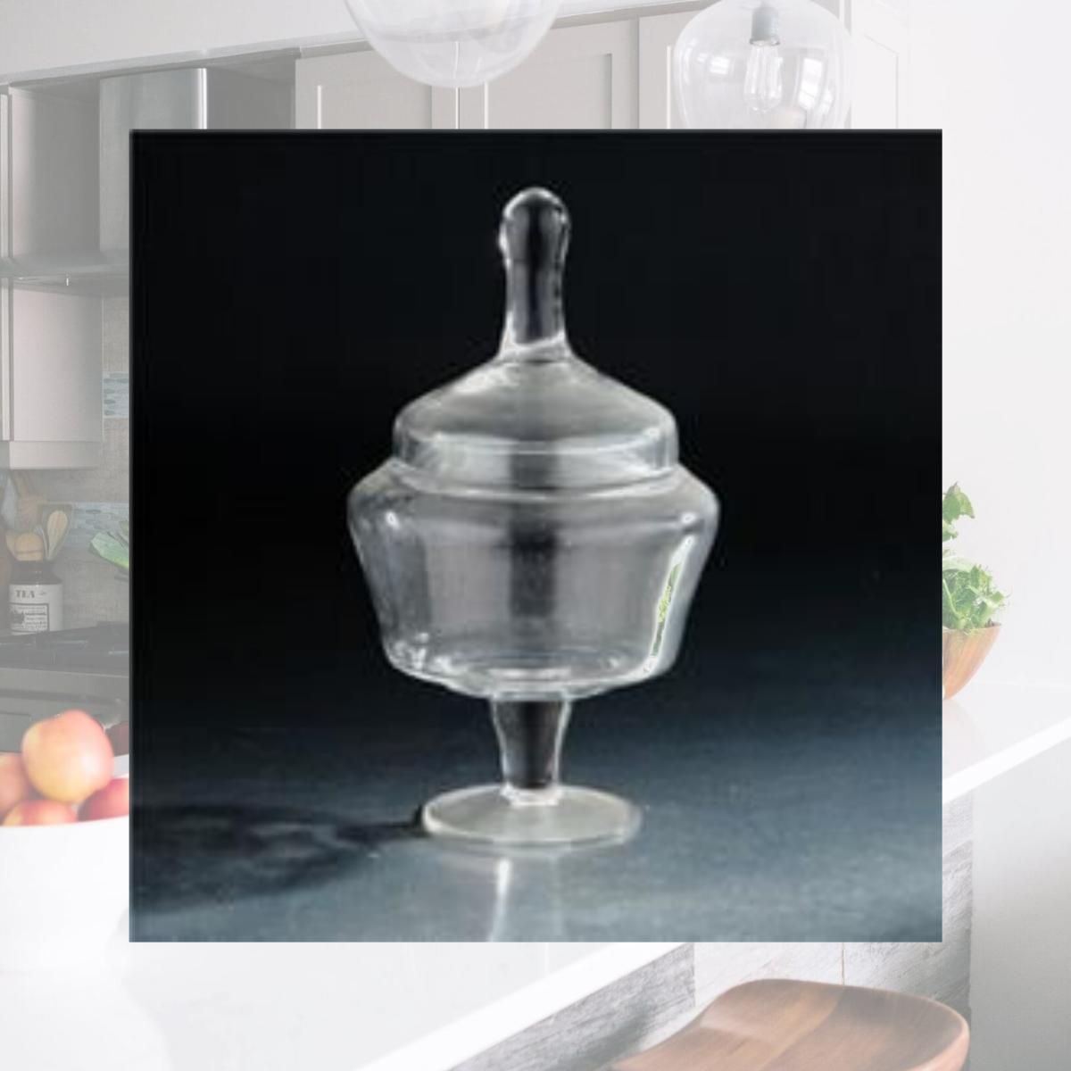 Picture of Diamond Star 63006 11 x 6.5 in. Apothecary Glass Jar with Lid, Clear